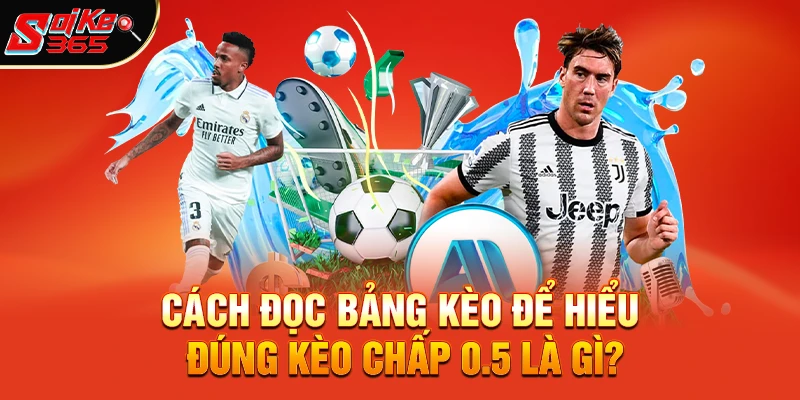 Cách đọc bảng kèo để hiểu đúng kèo chấp 0.5